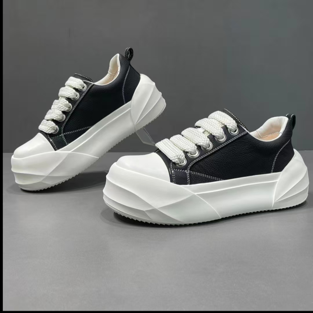 【旺银良衣】休闲男鞋小众极简风时尚男士韩版简约百搭增高小板鞋