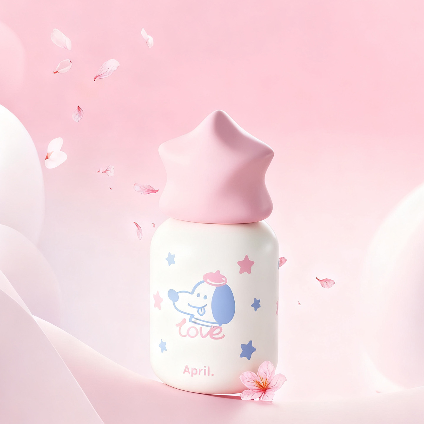 肆月星星杯小巧便携保温杯女生高颜值水杯可爱口袋小容量迷你杯子