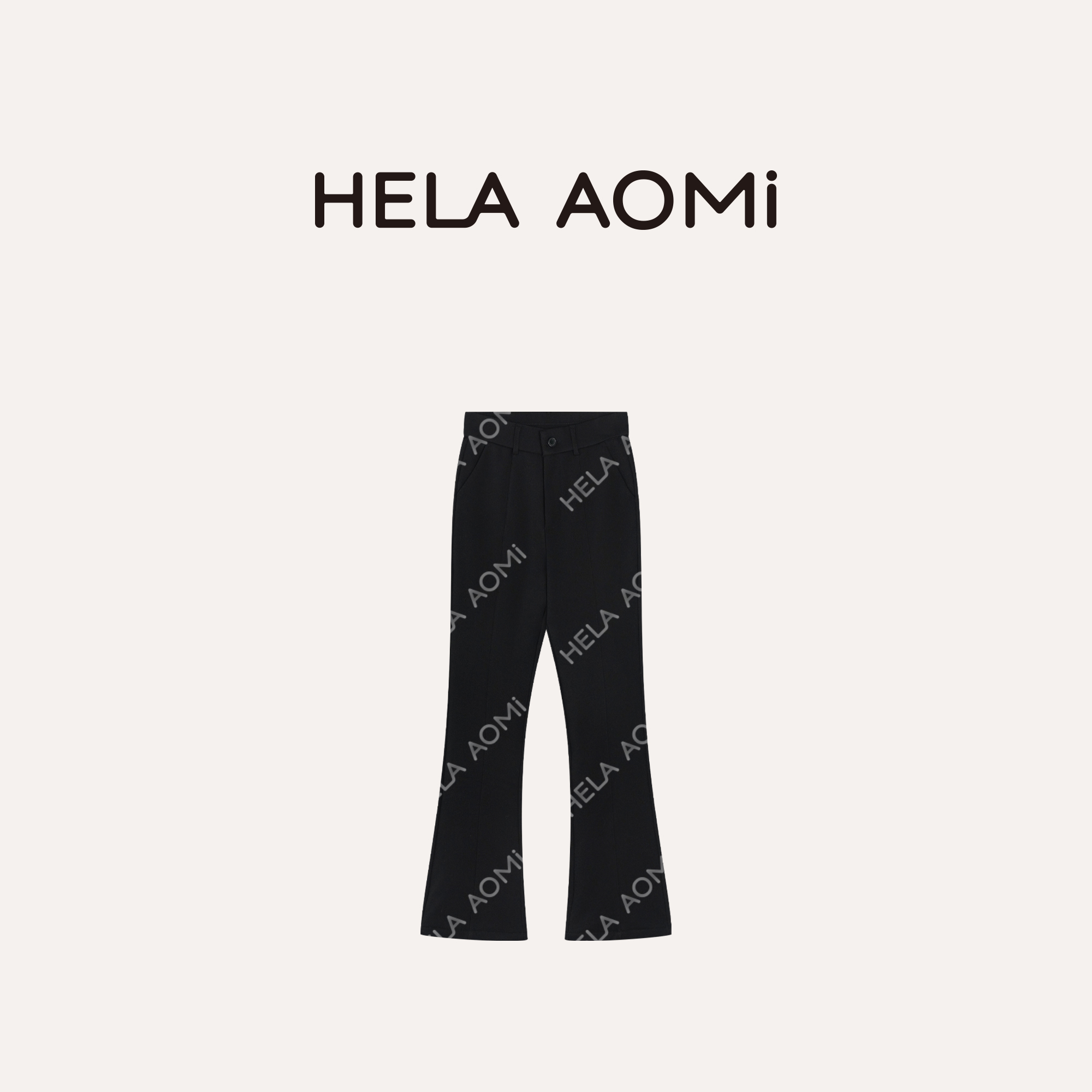 HELA AOMI “三星鹅绒暖宫裤”90白鹅绒微喇显瘦羽绒裤CY5CM61579