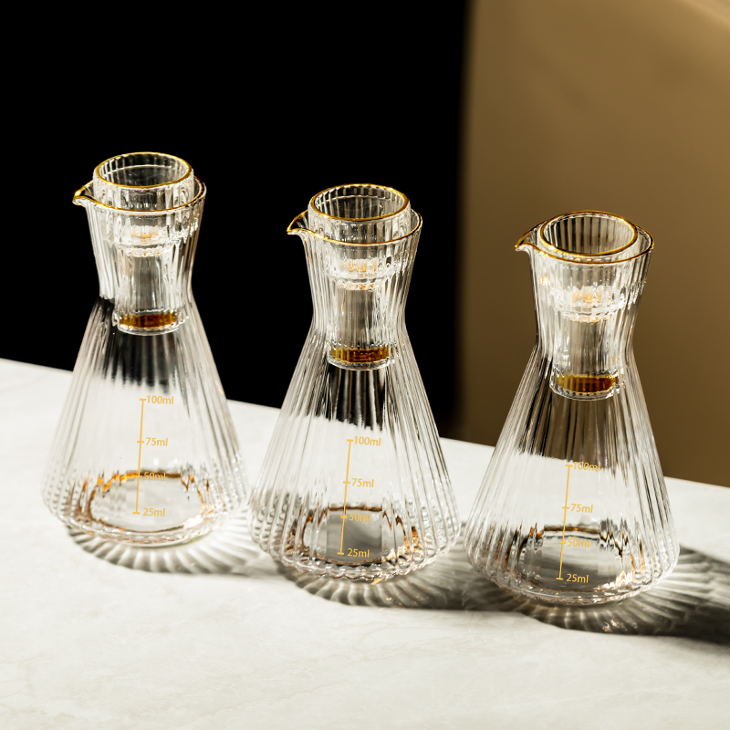 创意带刻度白酒分酒器白酒杯套装家用分酒壶温酒壶烫酒壶