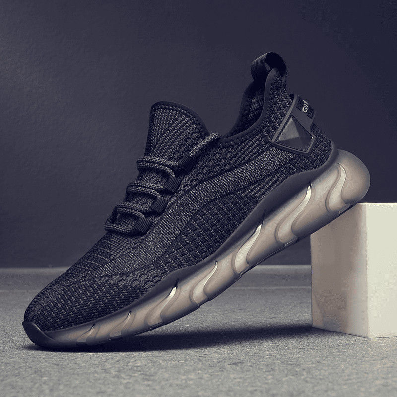 春季椰子鞋男款软底舒适百搭休闲运动跑步鞋男潮鞋网面透气男椰子