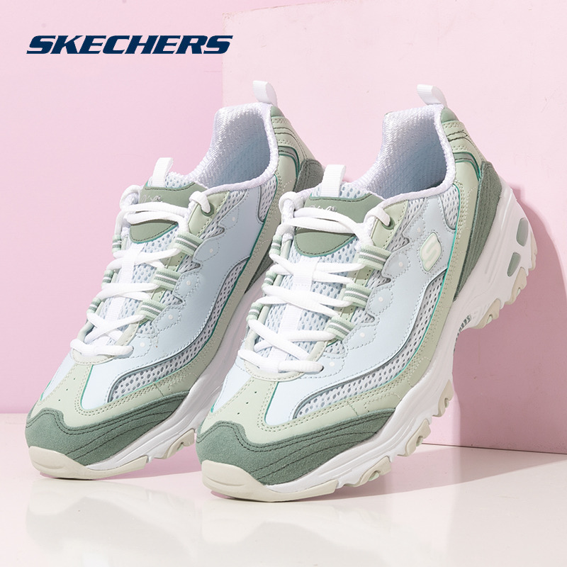 【小冰熊】斯凯奇熊猫鞋女鞋新款轻便透气休闲鞋时尚潮流厚底老爹鞋