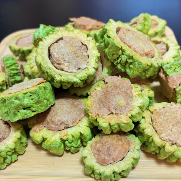冻干鸭肉酿苦瓜100g 狗狗仓鼠通用零食