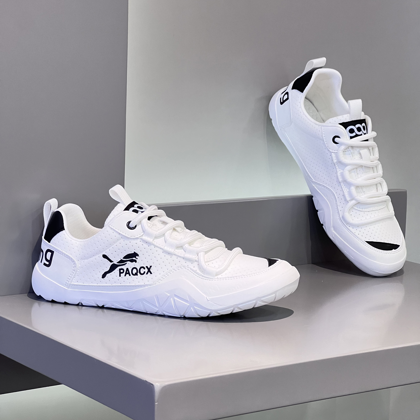 意式『DMXUXM』轻松搭配~匠心制作~新款软底透气轻便运动小白鞋男潮