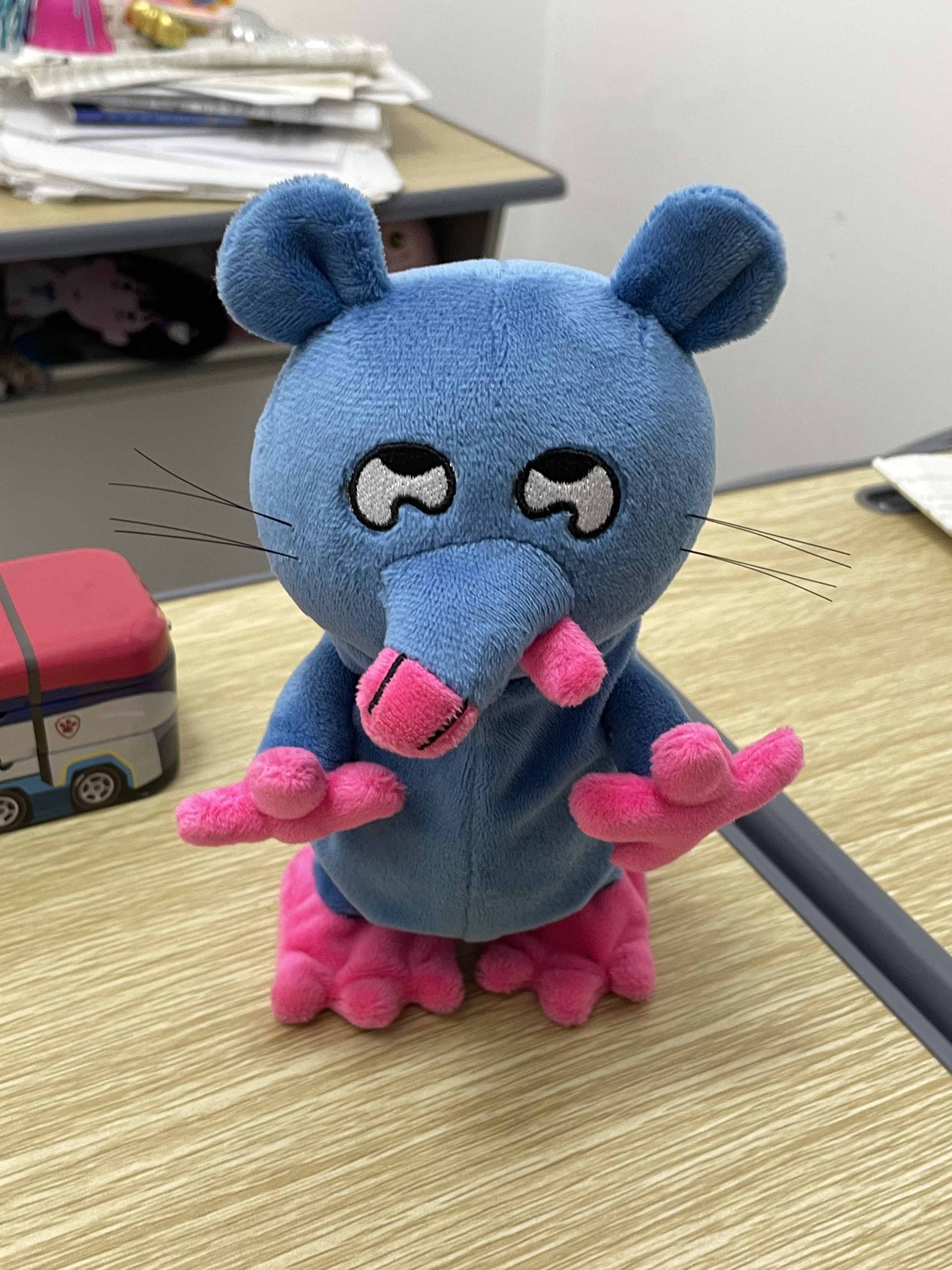 可爱毛绒公仔走路小老鼠创意生日礼物送女生