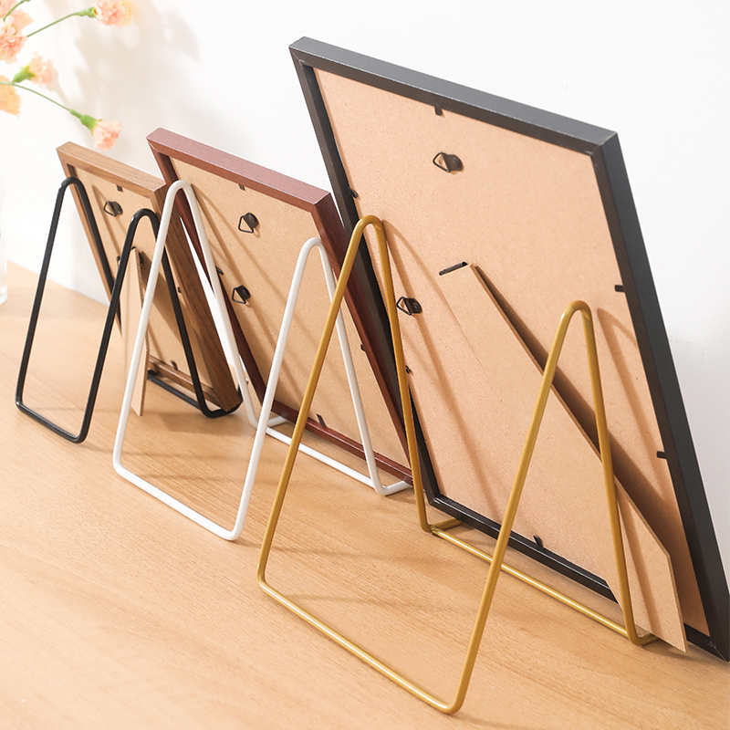 桌面相框支架摆放相册奖牌证书展示架玻璃平板支撑架支架托架后托