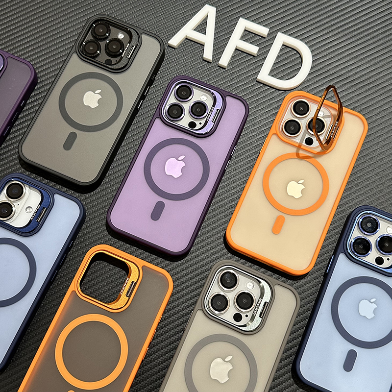 奥菲顿金属镜头支架磁吸适用iPhone17promax手机壳16苹果15防摔14