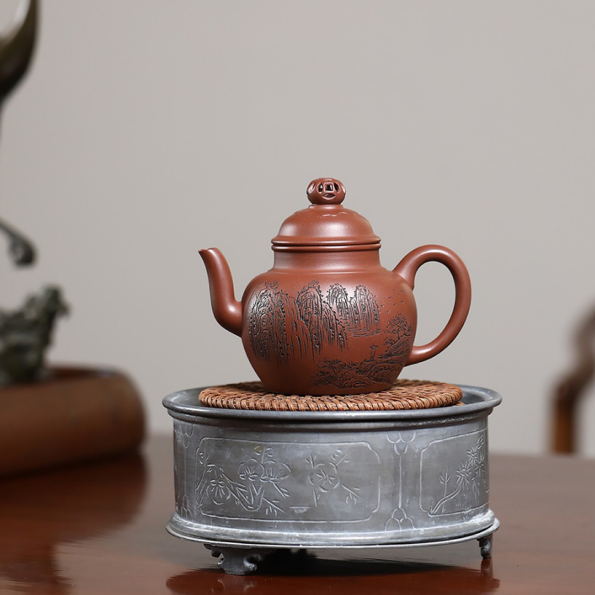 《大执壶》紫砂壶老紫泥 260cc