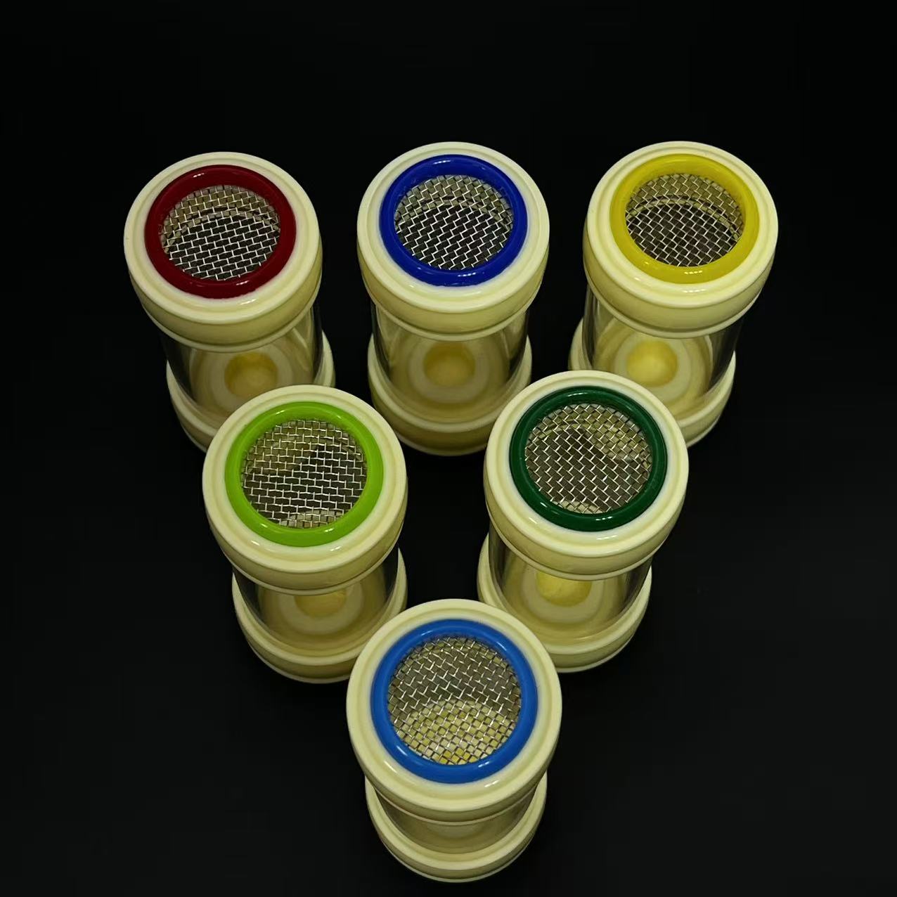 30新款竹蛉罐密胺有机玻璃叫罐冬罐饲养罐鸣虫虫具独网单眼