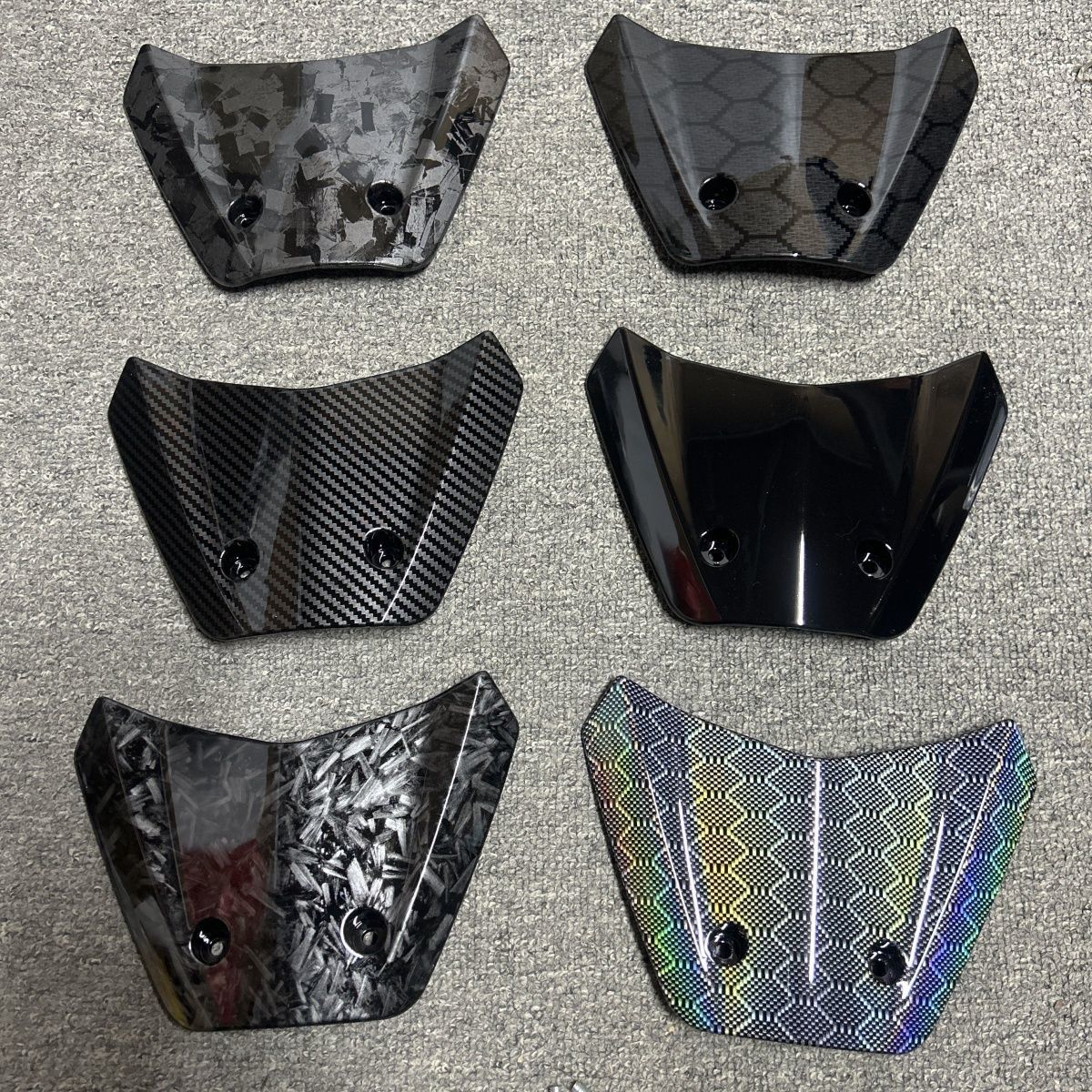 九号挡风板N70C/M95C/F90/机械师MMAX9号电动车碳纤维挡风导五金