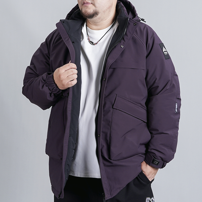 LIUGEJIA/六个加冲锋衣棉衣男防风派克棉服外套帽子可拆卸JJ-2563