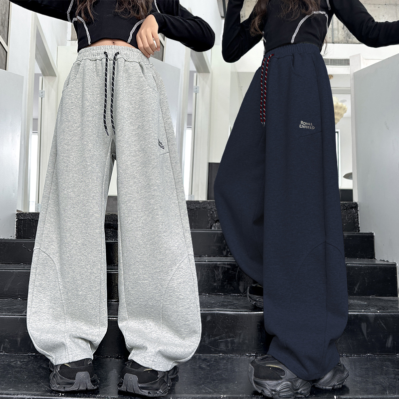 女童卫裤春秋款裤子2025新款儿童装运动裤女大童网红休闲裤长裤潮