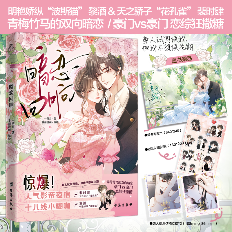 【亲签】暗恋回响漫画版青春文学书裴时肆×黎酒现言甜宠作者一剪月