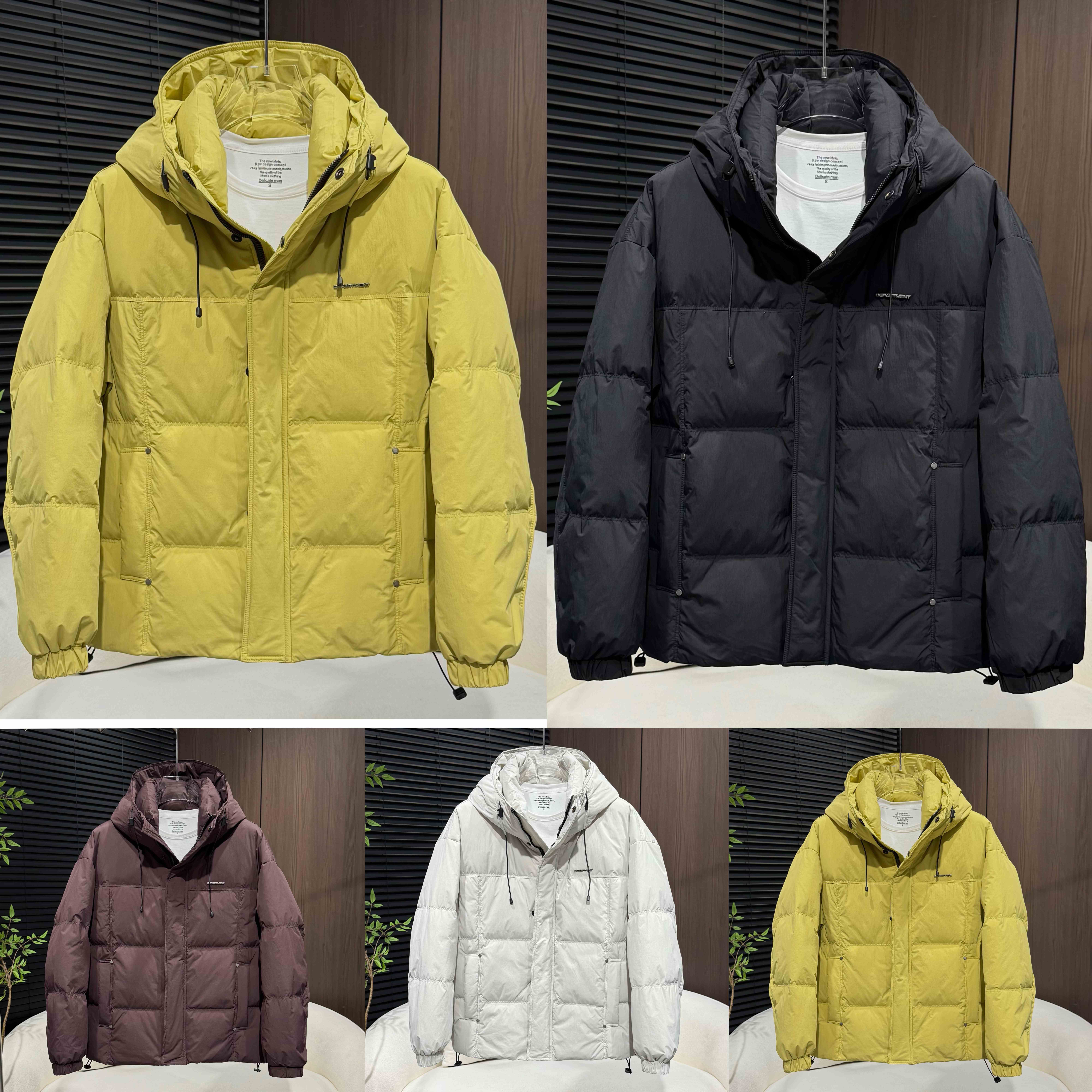 【遇见轻奢】冬季新品男士连帽加厚羽绒服25806