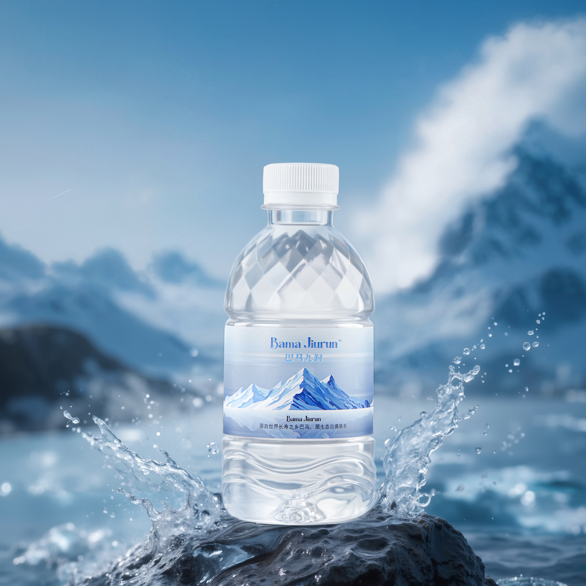 巴马九润原生态自涌泉水弱碱性富锶泉含天然矿物质水高档饮用水