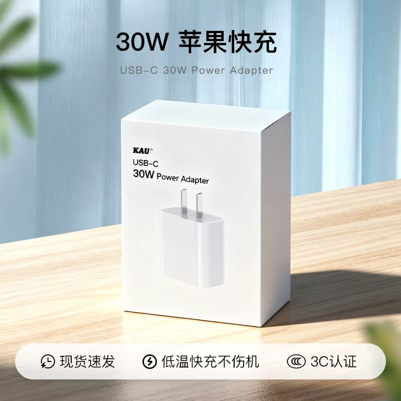 未拆封  苹果系列充电器30W