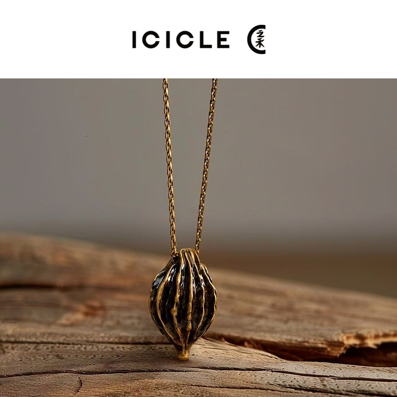 合金项链 ICICLE之禾25早秋新品铜镀金铜锌合金项链男女同款1765
