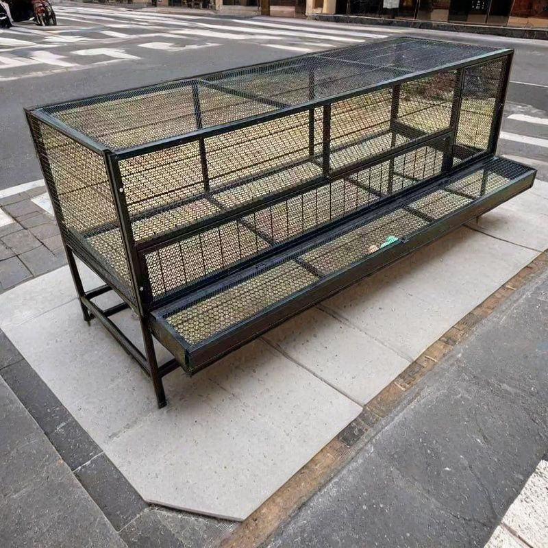 2025年新款滚蛋鸡笼螺丝固定安装结实耐用防老鼠防黄鼠狼加厚镀锌