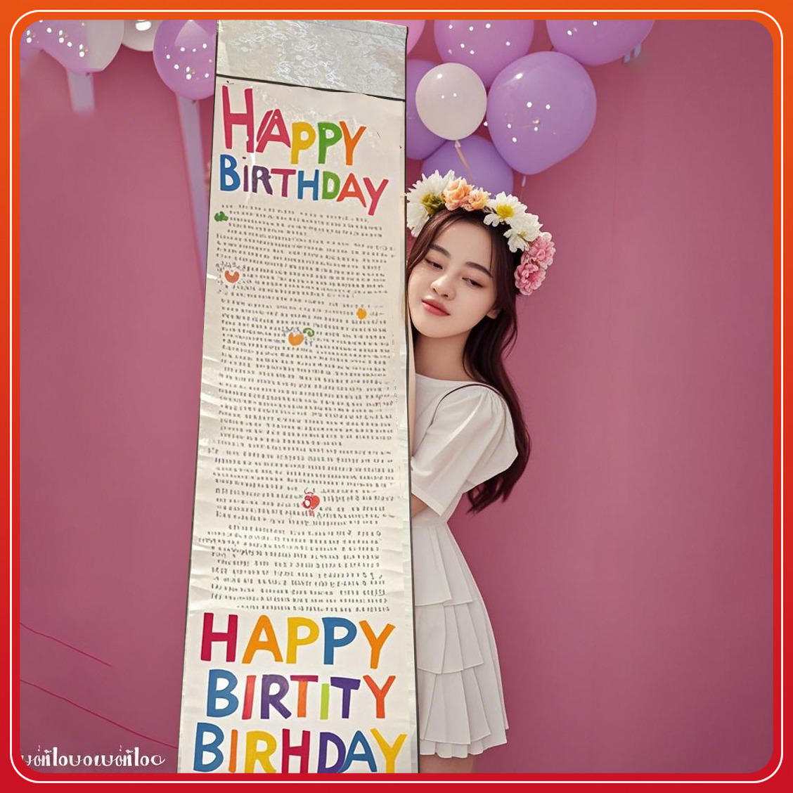 宣纸情书友卷轴告白1米誓言生日礼物超长加厚diy男女手写材料卷轴