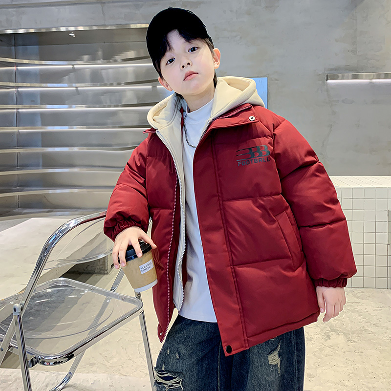男童冬装棉衣2025新款儿童冬季夹棉棉服中大童男孩冬款洋气保暖潮