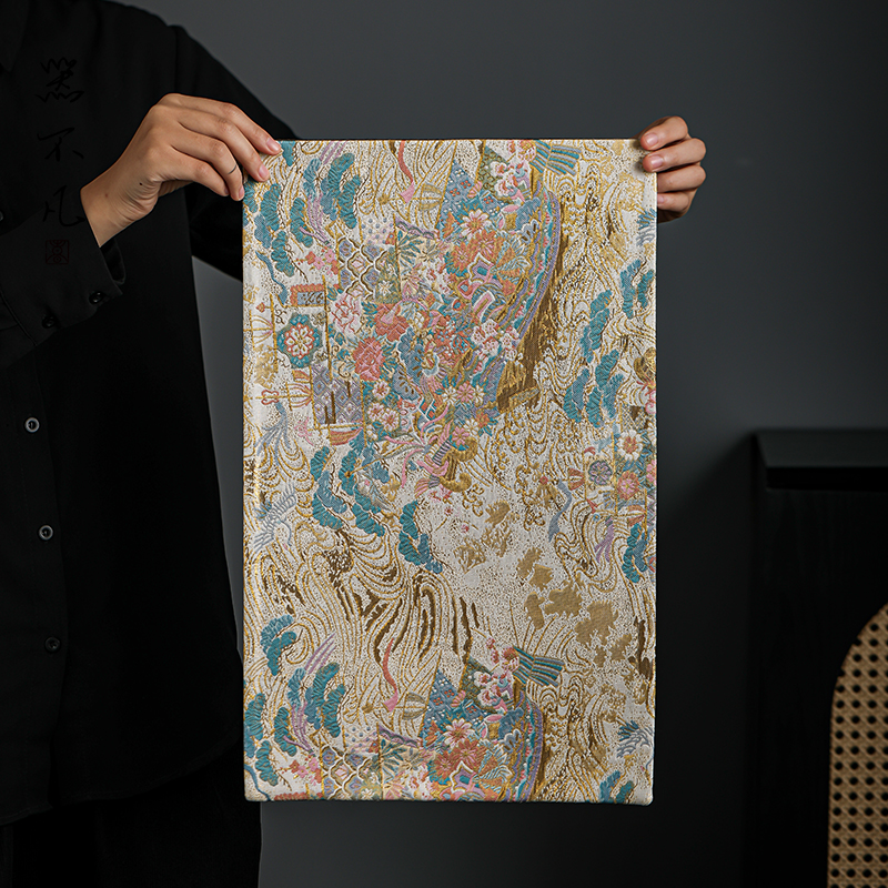 中式织锦缎干泡茶席双层加厚隔热高档主人垫功夫茶道茶巾泡茶垫子