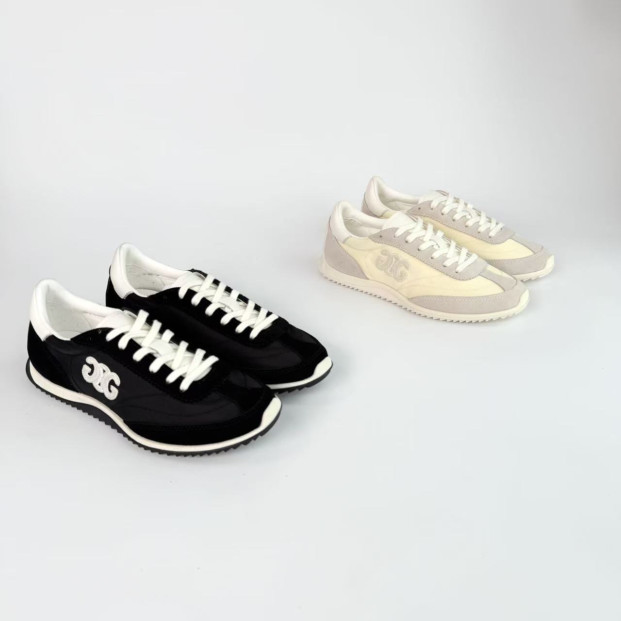 德训鞋系带阿甘鞋休闲鞋内增高厚底低帮黑色防水女款真皮W139395