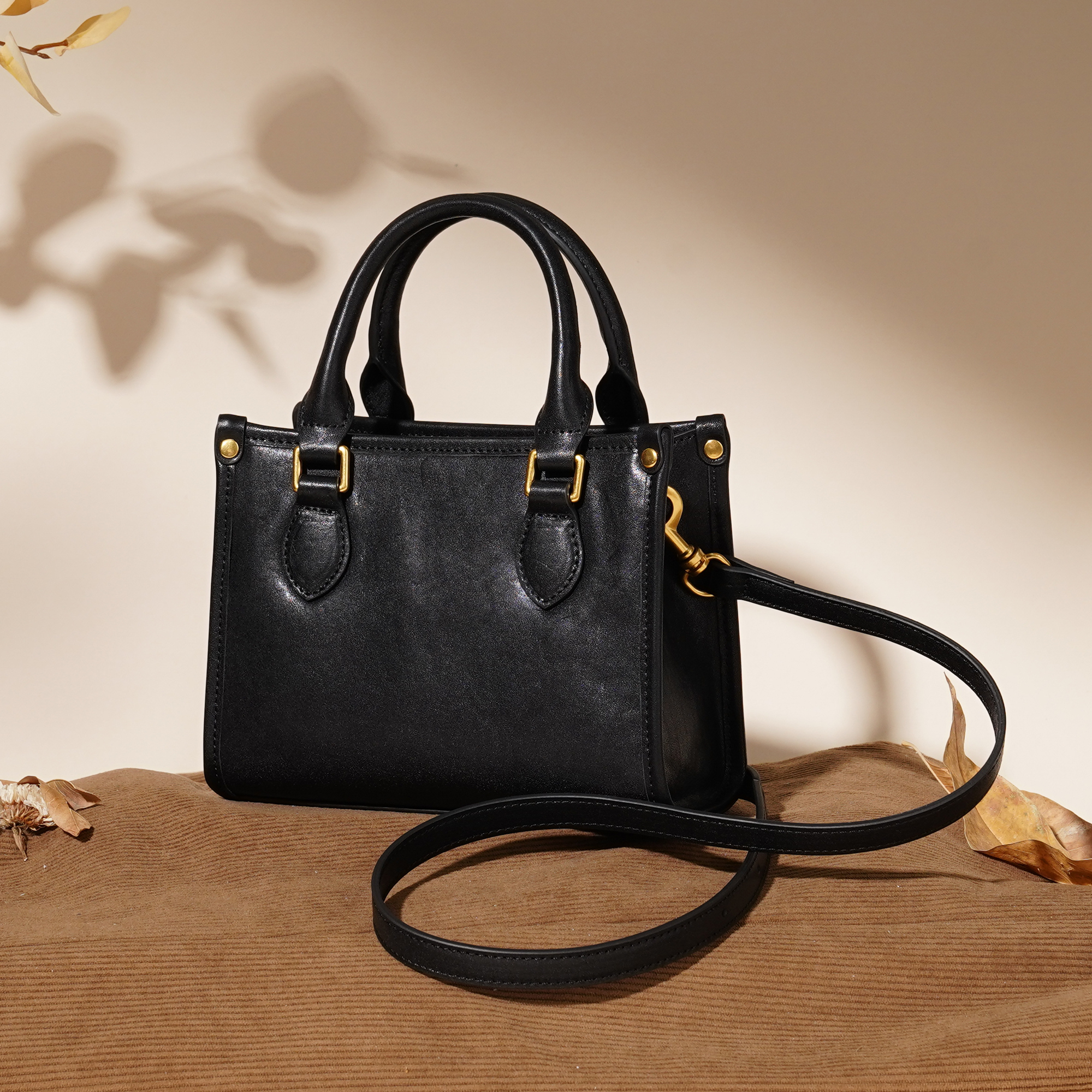 岩牛【小浩优选】夏季新款托特包手提包女百搭轻奢小方包YN3625