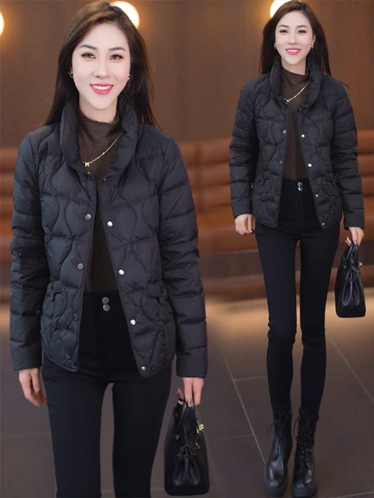 时尚立棉服女2025冬季新款洋气显瘦小个子宽松加厚保暖外套大码