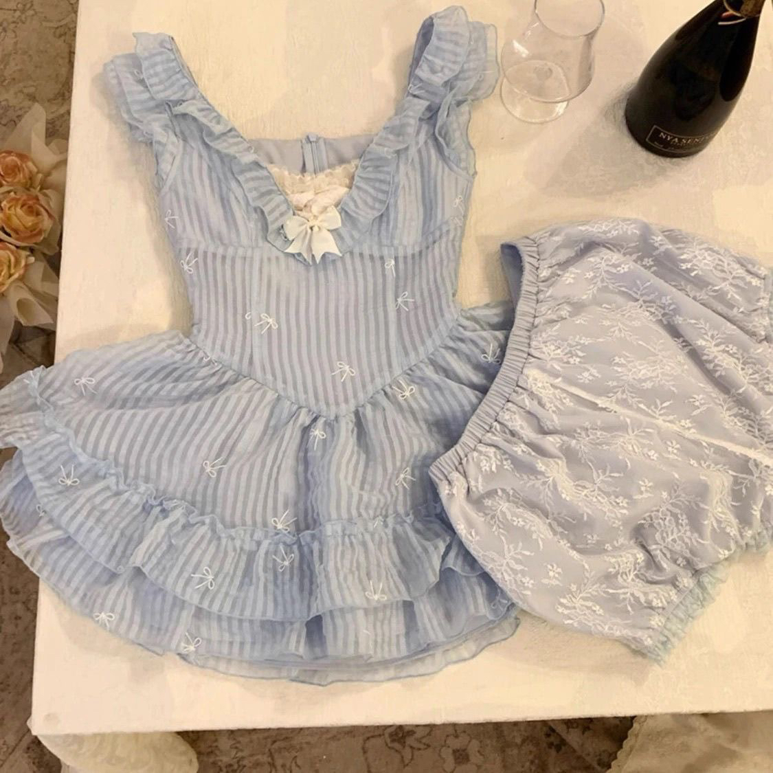 微胖大码夏款套装尾货20-49(不退换介意勿拍）裙子夏季连衣裙吊带