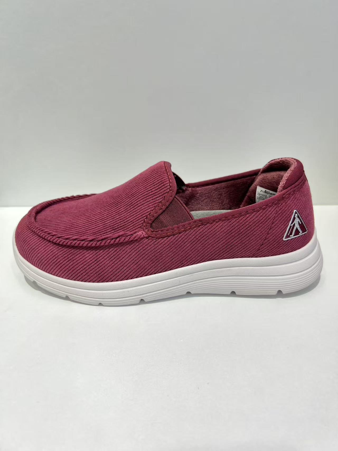 【实体店发货】2025年新款秋冬加绒灯芯绒柔软保暖妈妈鞋轻便老人鞋