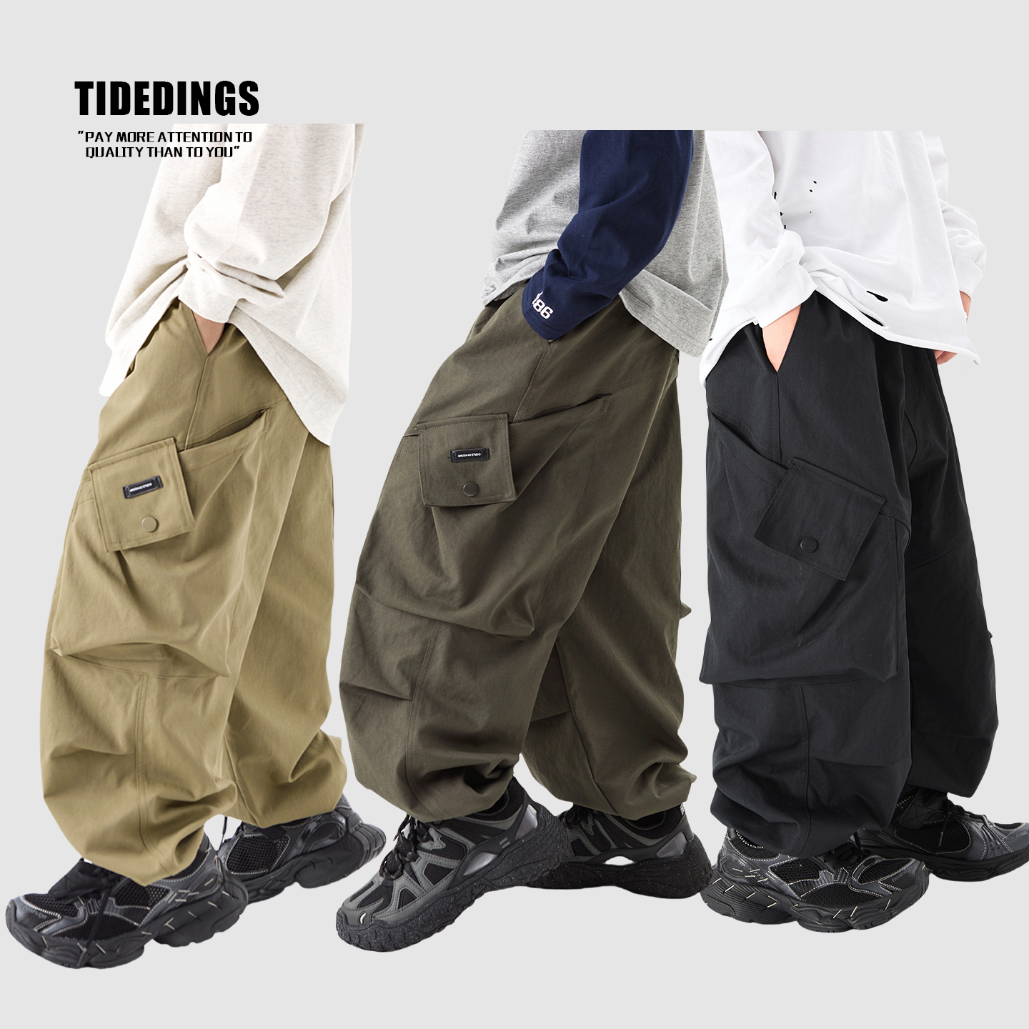 男童韩版工装休闲裤秋季新款童装工装裤潮牌中大童宽松裤子25343