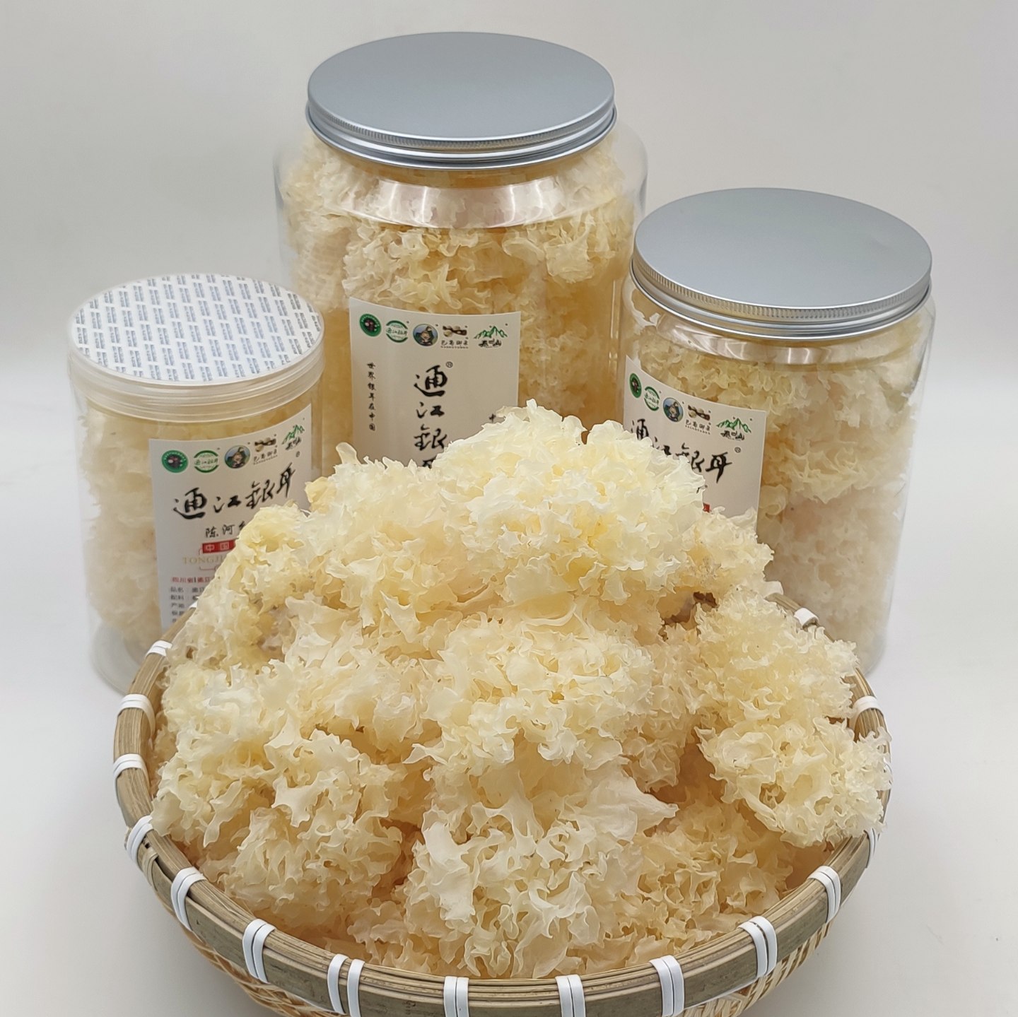 正宗新货通江银耳干货青杠段木银耳白木耳雪耳出胶软糯无硫纯天然