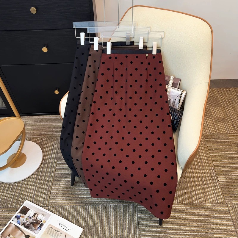 【春季2个裙长】小个子显瘦半身裙裙春秋气质高腰时尚百搭开叉5