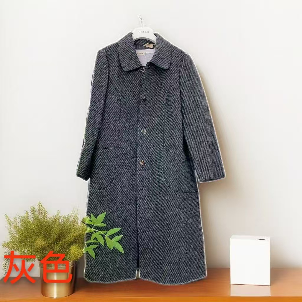 F1535秋季亲肤时尚高端潮流双面呢大衣外套