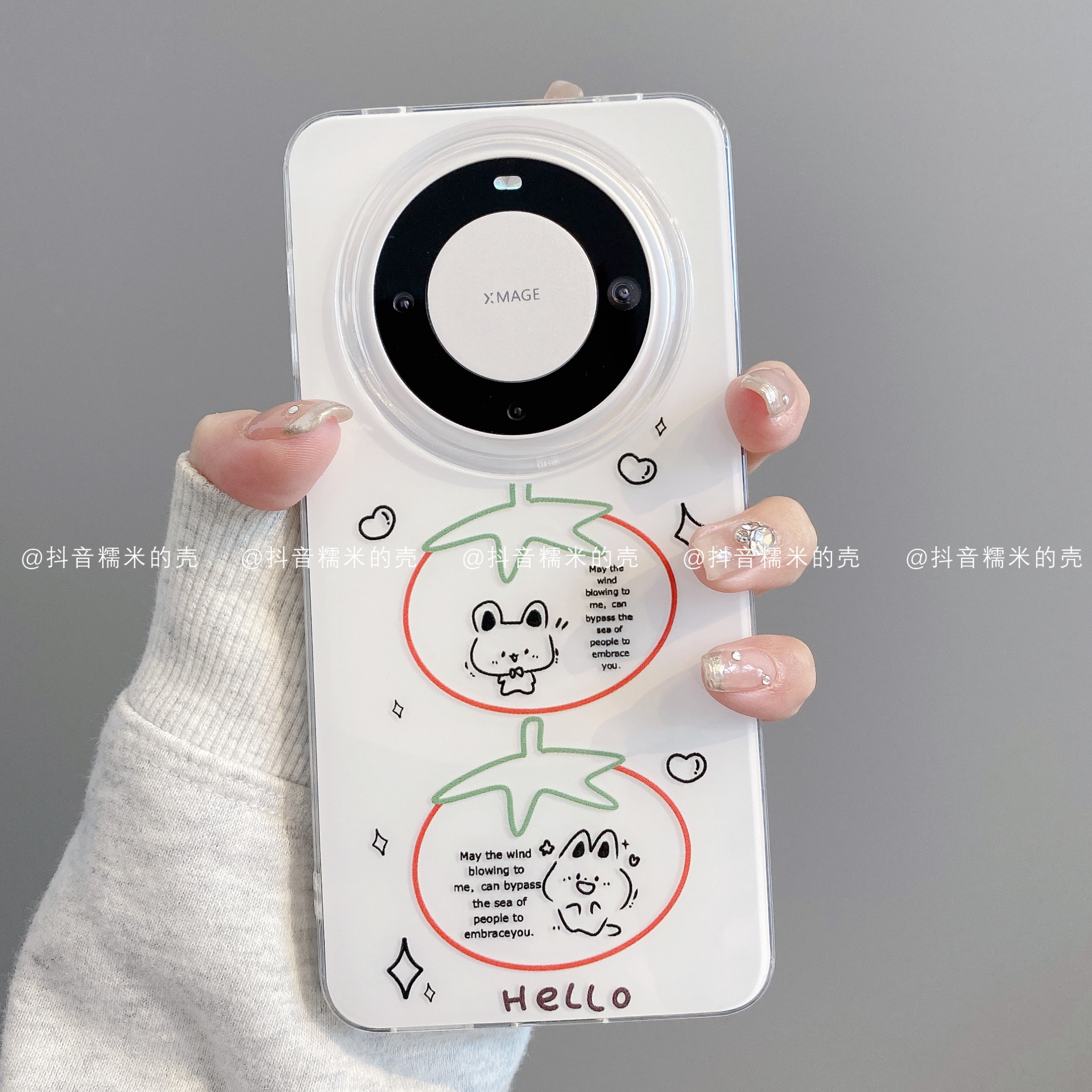 IMD奶油壳适用华为mate70pro/60/50/40苹果17promax番茄兔手机壳