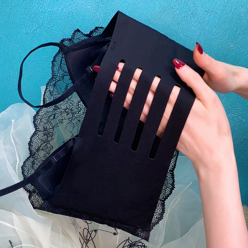 媚姬 9052防走光美背女抹胸性感舒适黑白色文胸一体裹胸内搭打底