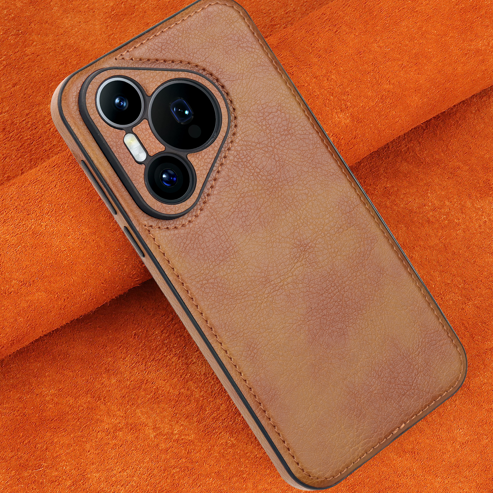 华为Pura70手机壳高档皮革全包防摔70Pro保护套轻奢商务男女U适用