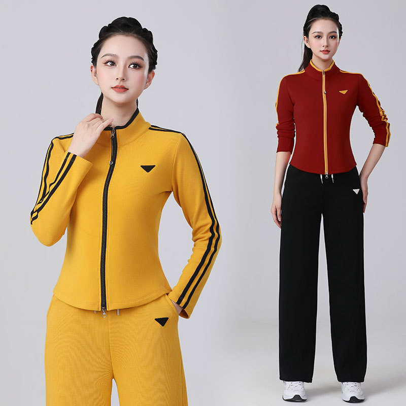 XH25春夏新品时尚百搭修身显瘦运动撞色拉链打底女士长袖上衣