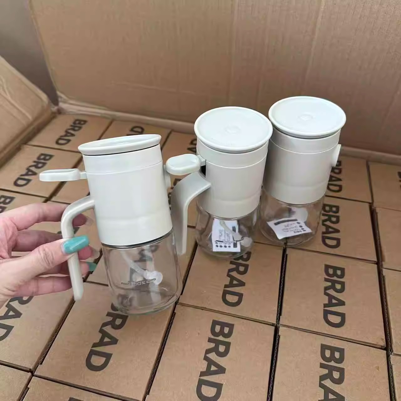 一诺厨房喷油壶雾化家用厨房玻璃油罐食品级喷壶不挂油防漏喷油瓶