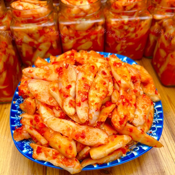 杨巧妹酸辣仔姜片老坛低温泡制酸姜片即食下饭菜酸泡菜