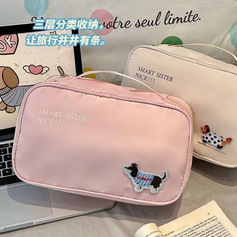 内衣收纳包旅行文胸收纳袋旅游内裤袜子行李箱三合一贴身衣物整理