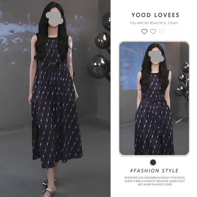 法式高级感通勤连衣裙女2025夏季流行单品新款长裙大方得体的裙子