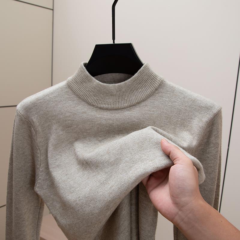 【香港立督&轻奢正品】男士半高领针织衫秋冬季新款保暖修身毛衣