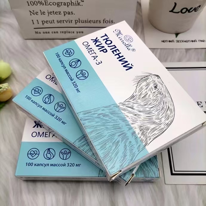 【俄罗斯原装进口】海豹调和油胶囊100粒/盒【认准46条码】