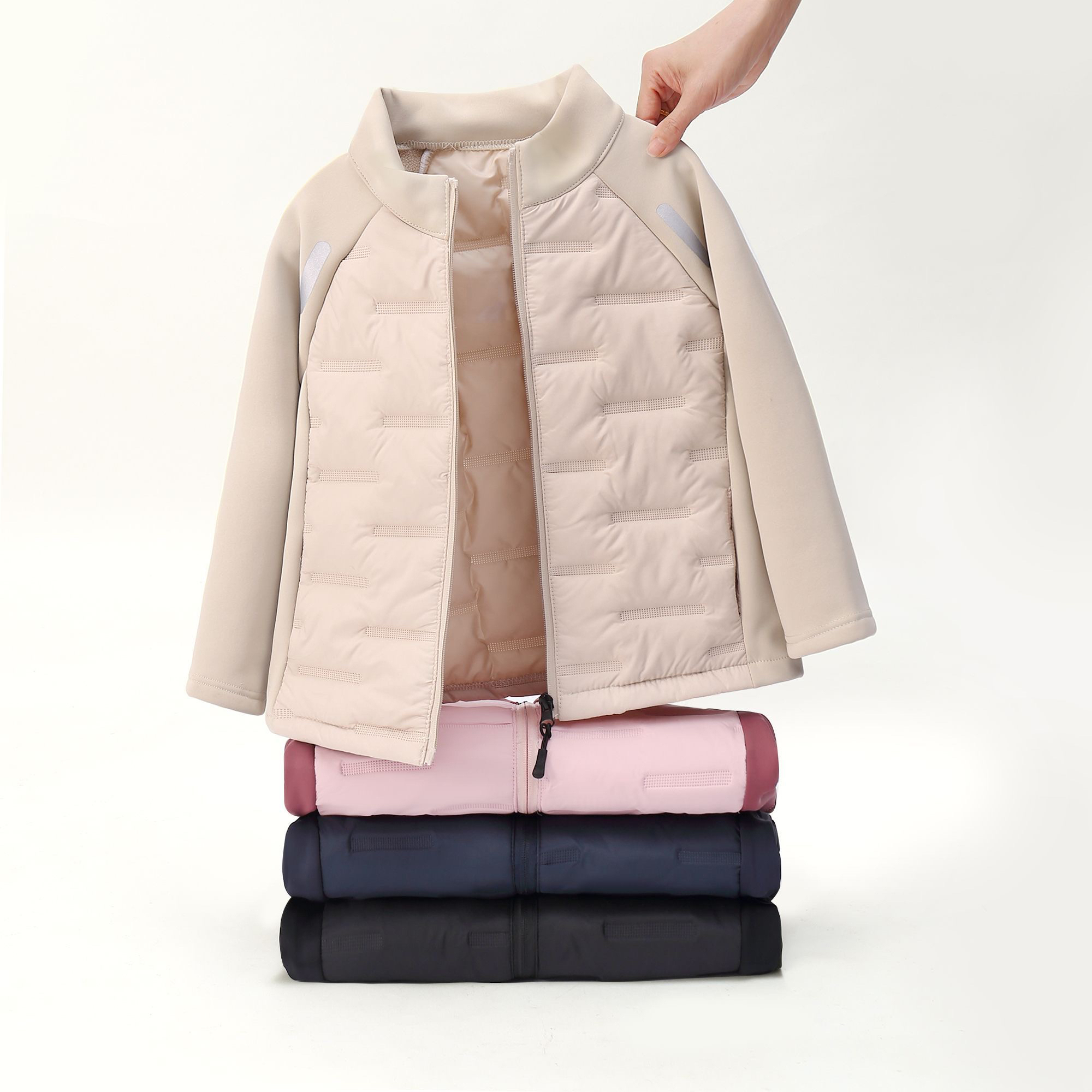 【校服神器】男女童轻薄款棉服外套中大童儿童大码保暖外套可内穿