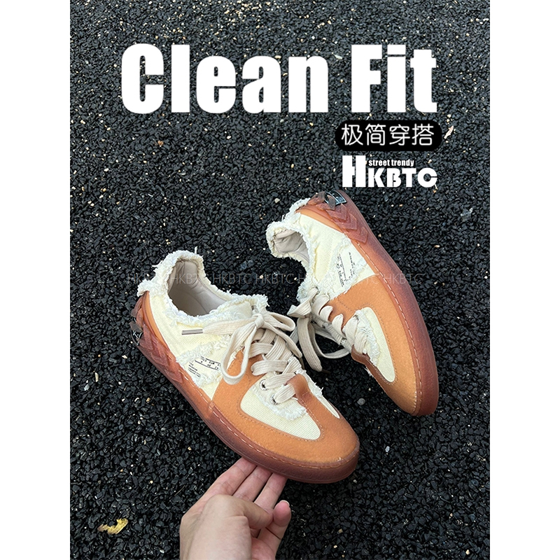 HKBTCNormcore新款T头德训鞋复古薄胶底潮流百搭时尚经典低帮男鞋