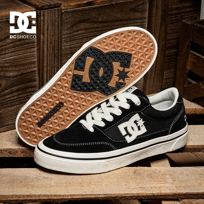 DCSHOES CANVAS CAS 秋季透气板鞋经典情侣款帆布鞋休闲百搭男鞋