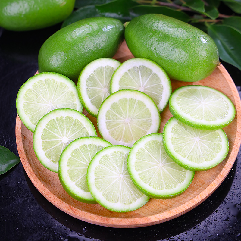 【自然搭档 】香水柠檬1斤装无籽青柠新鲜水果单果70g+酸爽多汁tz