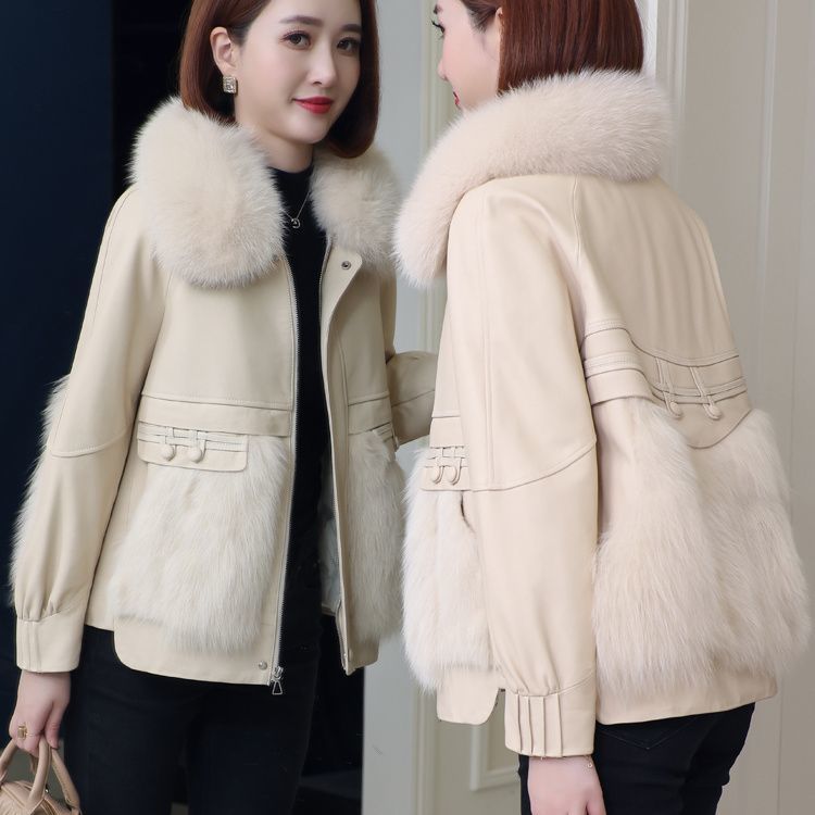 冬季新款韩版毛毛外套时尚穿搭网红气质加厚百搭宽松显瘦女士上衣