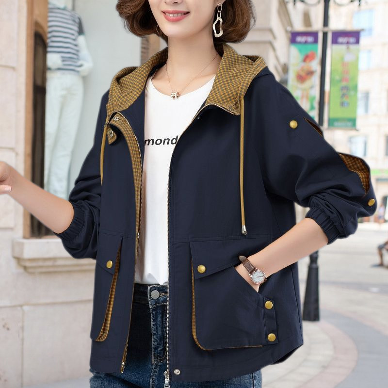 2025时尚宽松大码洋气显瘦百搭中年中老年妈妈装2025春秋新款大码